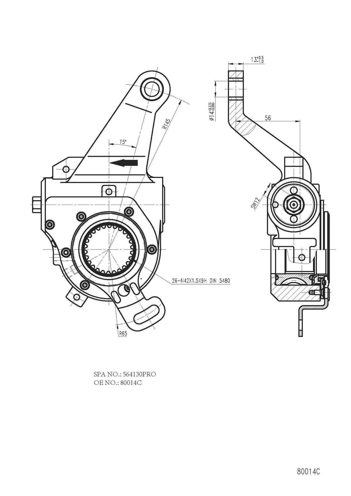 Reglaj parghie, sistem franare FO 4130 PRO FOMAR Friction